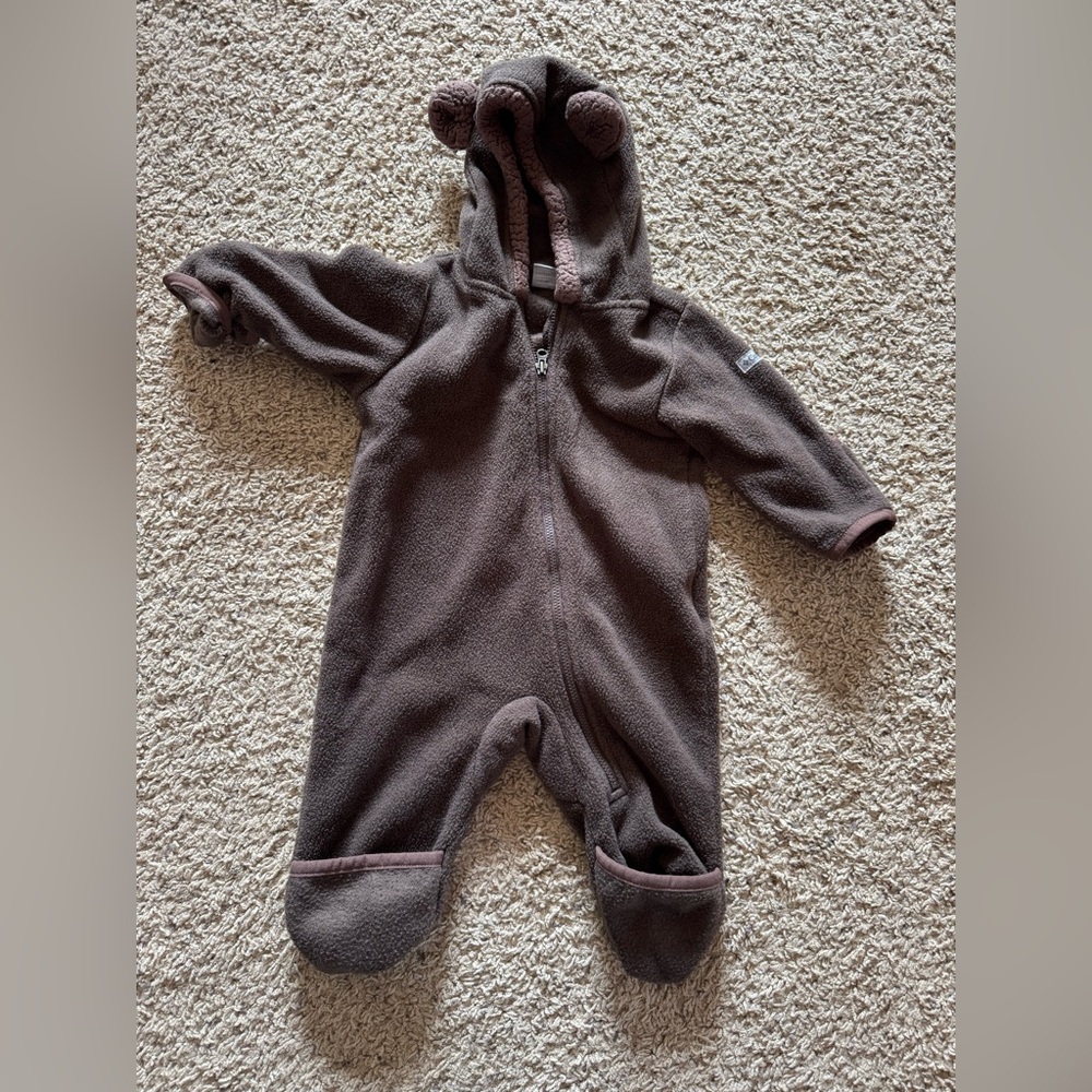 Fleece Baby Bear Columbia Bunting